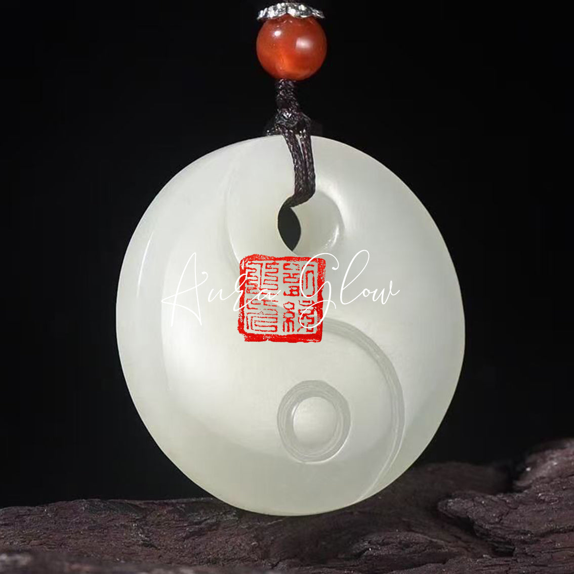 Hetian Jade Pendant with the Bagua Pattern