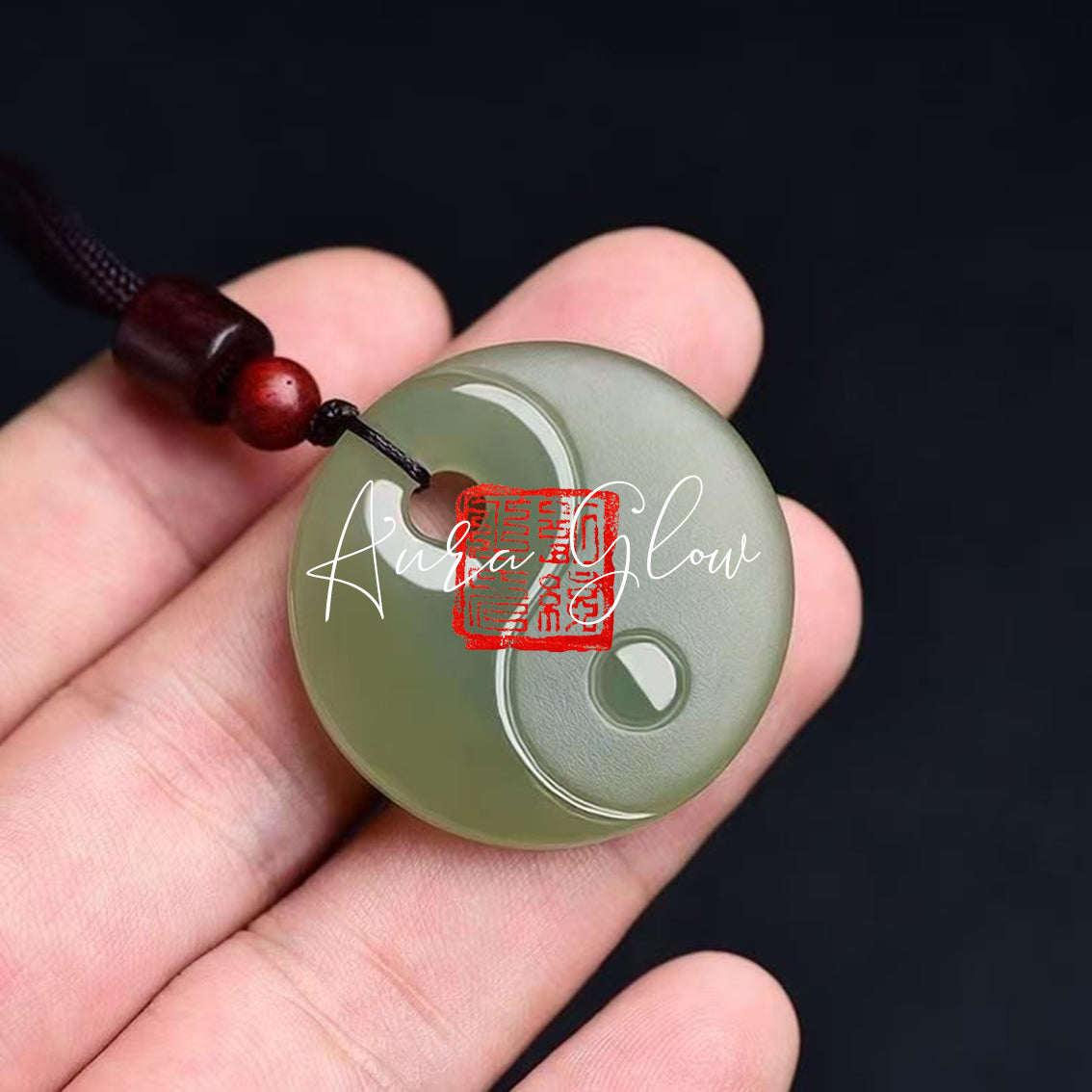 Hetian Jade Pendant with the Bagua Pattern